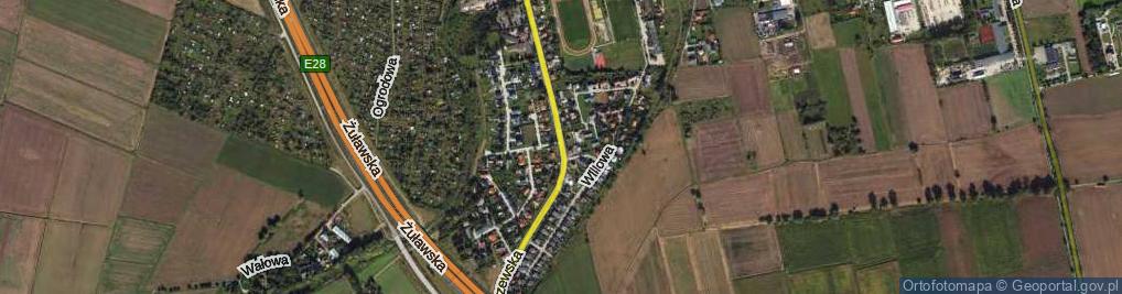 Zdjęcie satelitarne Tczewska ul.